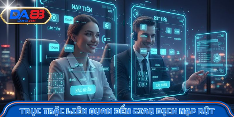 Trục trặc liên quan đến giao dịch nạp rút